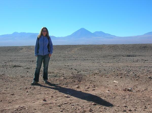 Anne in the Atacama desert