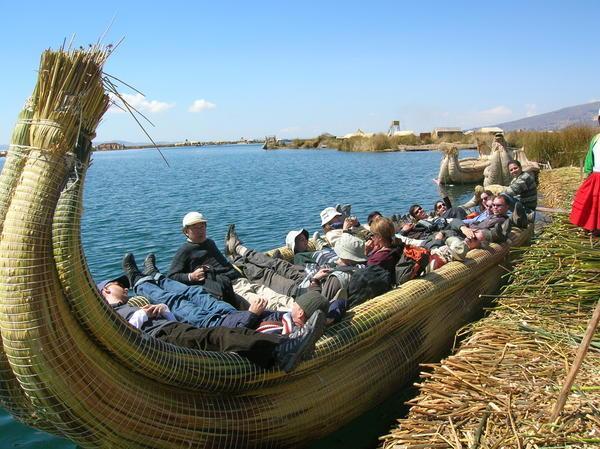 Traditional reed boat