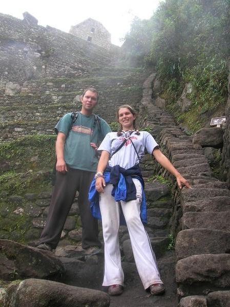 The Incas like the steep stairs.
