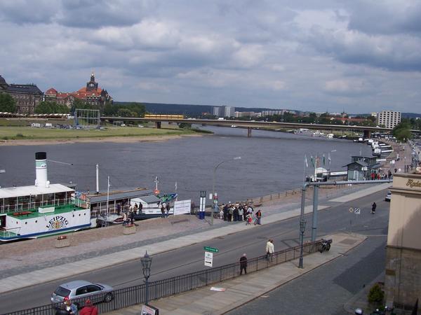 The Elbe River flows through Dresden