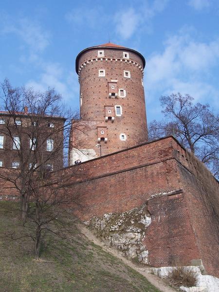 Krakow castel tower