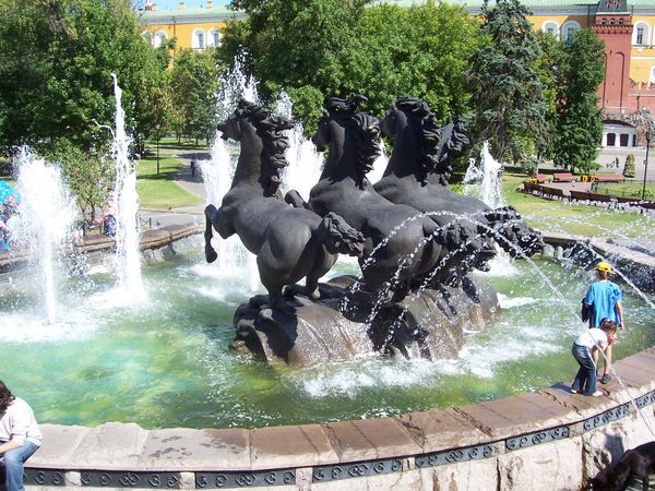 A fountain near Red Square