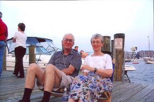 Bill & Nancy at the city dock
