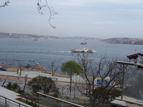 Looking toward the Bosphorus.