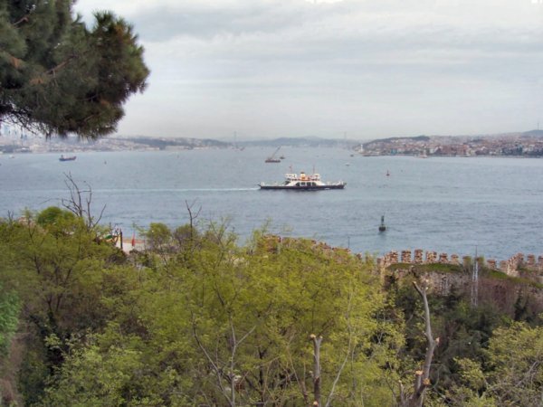 Looking toward the Bosphorus
