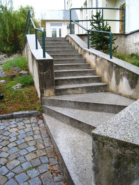 Stairway to the chapel