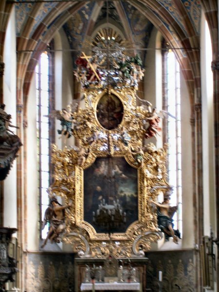 Altar of the church