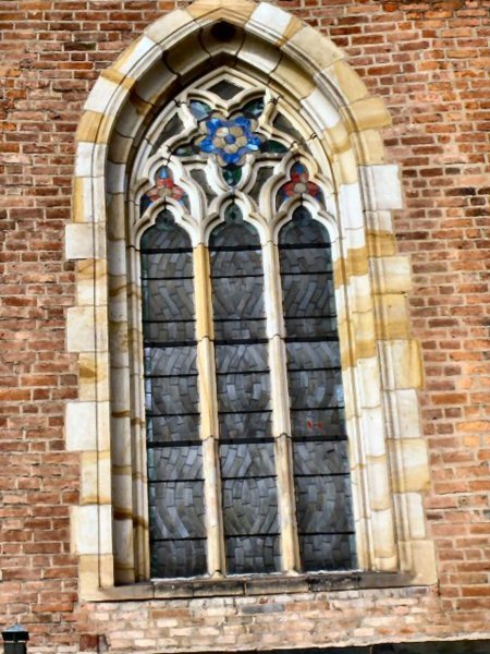 Large church window