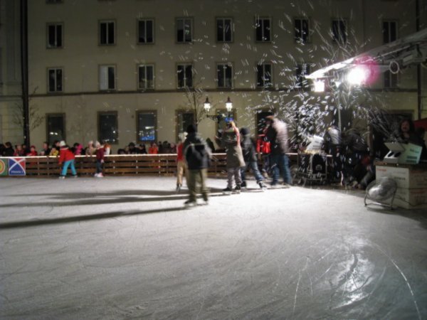 Skating in the evening