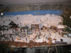 Czech village winter celebration