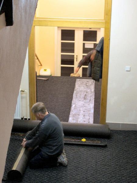 Oh No, the Carpet Layers Have Arrived