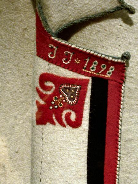 Closeup of the Man's Jacket
