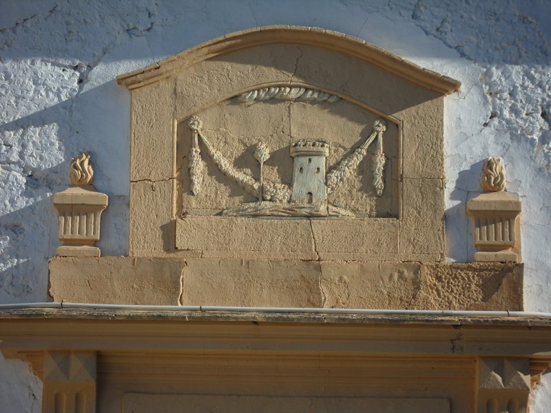 Detail over the church doorway