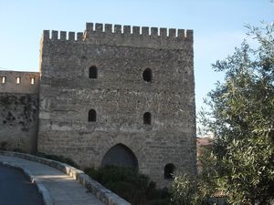 City wall tower