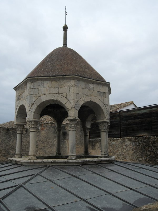 The roof of the Arab Baths