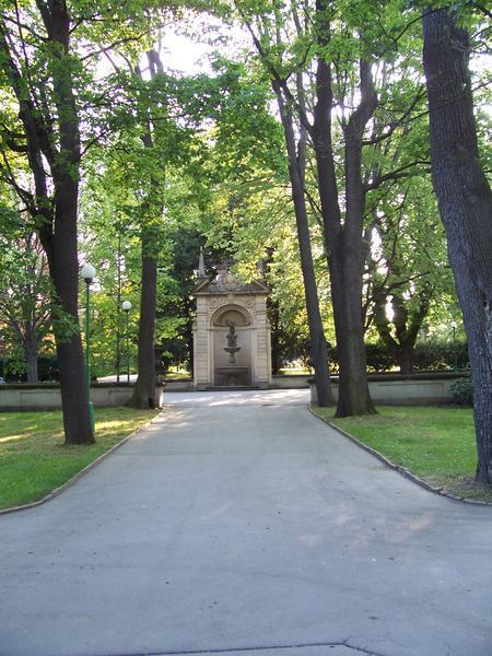 One of the Wide Walkways In the Park