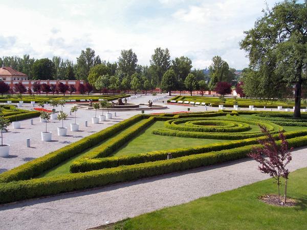 Formal Gardens at the Troja Palace