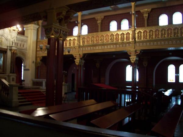 The interior of one of the Synagogues in Krakow.