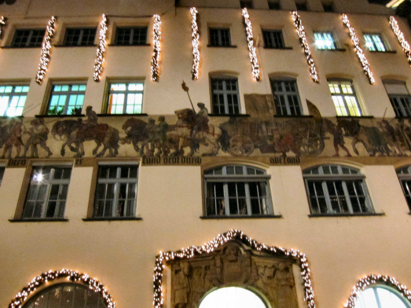 Nurnberg building with decorations