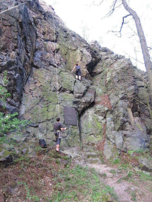 Tempting rock cliff