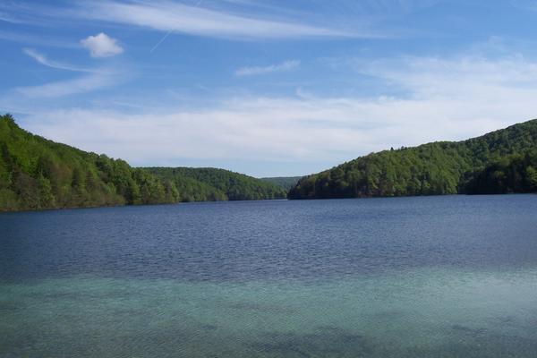 The upper lake