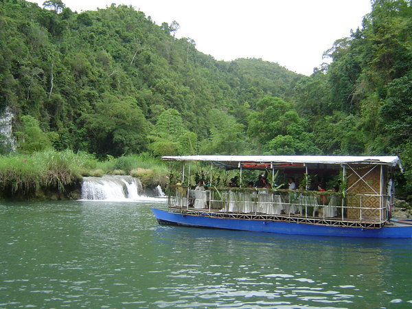 One of the floating restaurant cruise