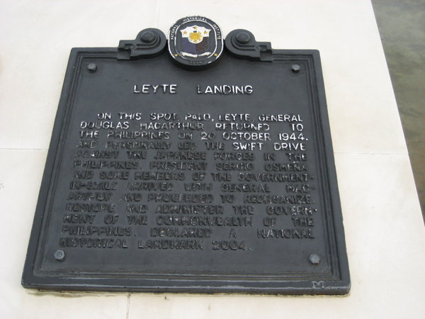 The plaque explaining what happened here