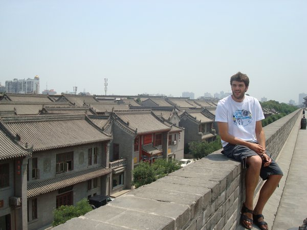 Sweating Profusely on Xi'an City Walls