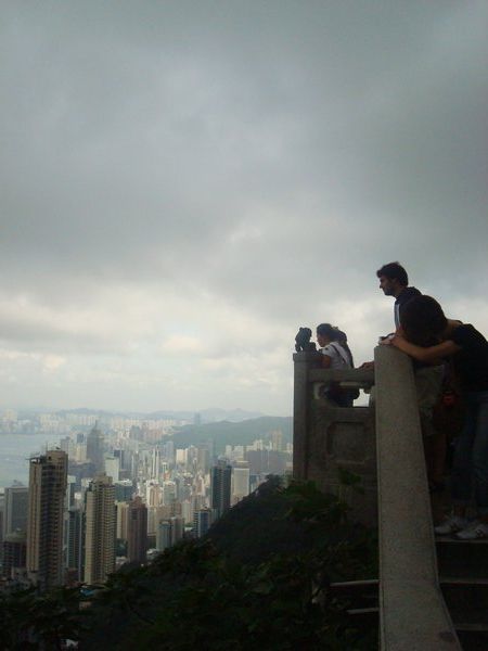 Chris at top of HK Island
