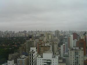 Utsikt over en bitteliten bit av Sao Paulo