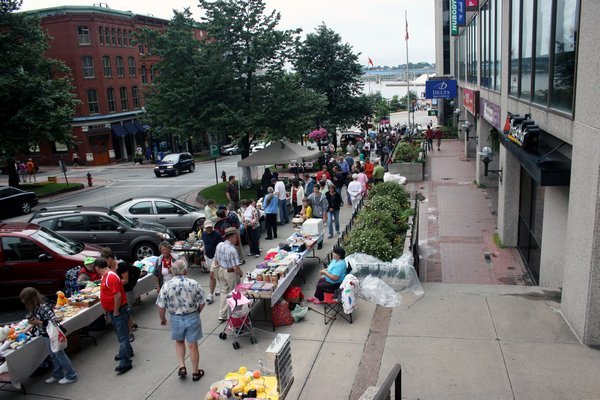 Flea market on King St.