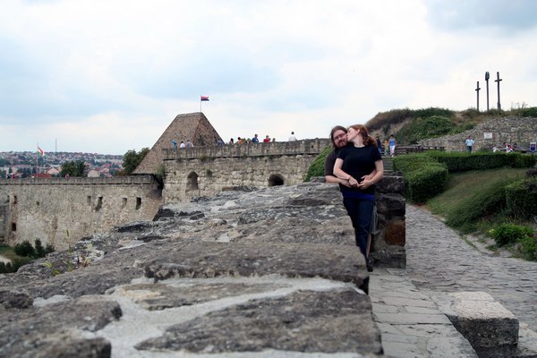 Kristen and I in Eger castle