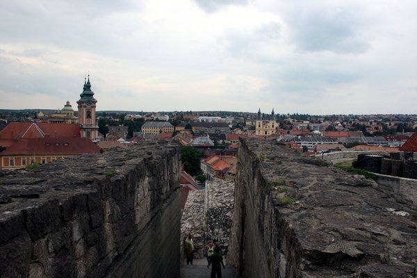 View from Eger castle