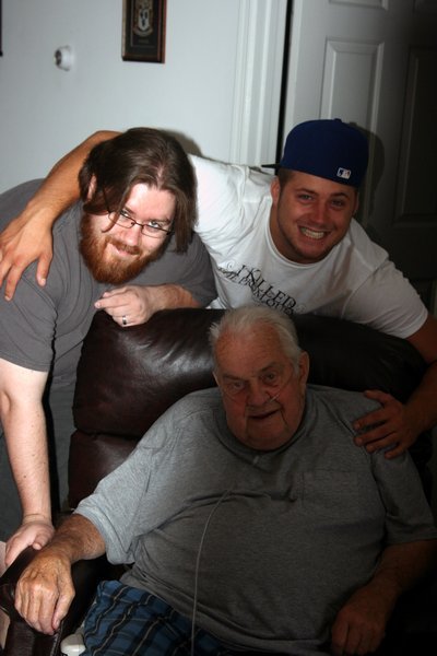 Jamie and I with our grandfather
