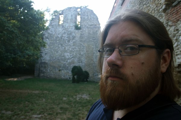 Me at remains of 14th century Franciscan friary 