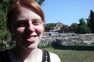 Kristen in Aquincum park 