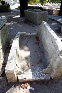 Aquincum park sarcophagus