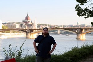 Me beside the Danube