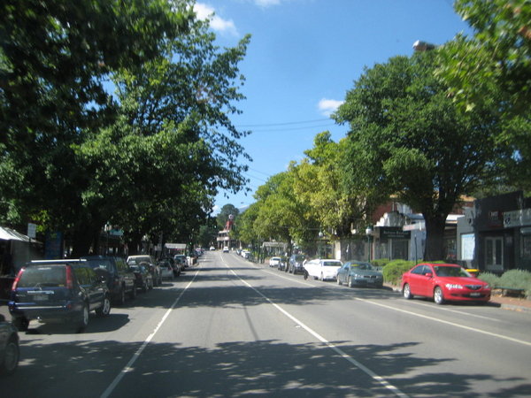 Main street, Healesville