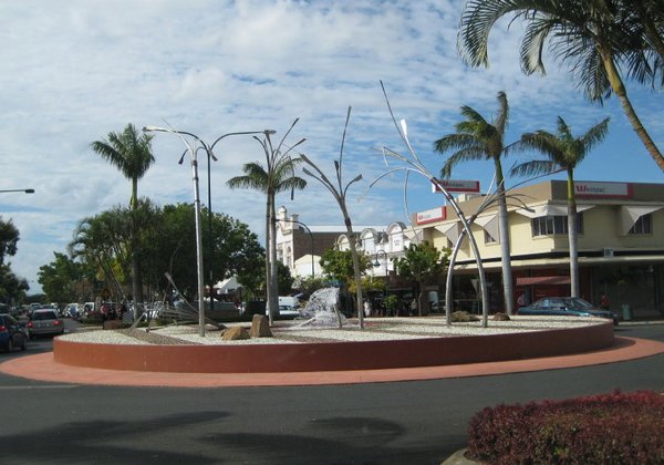 Fountain in main street, Bundaberg