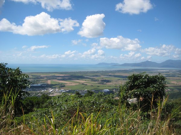 Looking over Cairns from Kuranda Hill