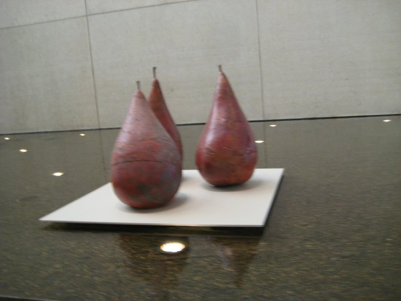 Pears in the gallery