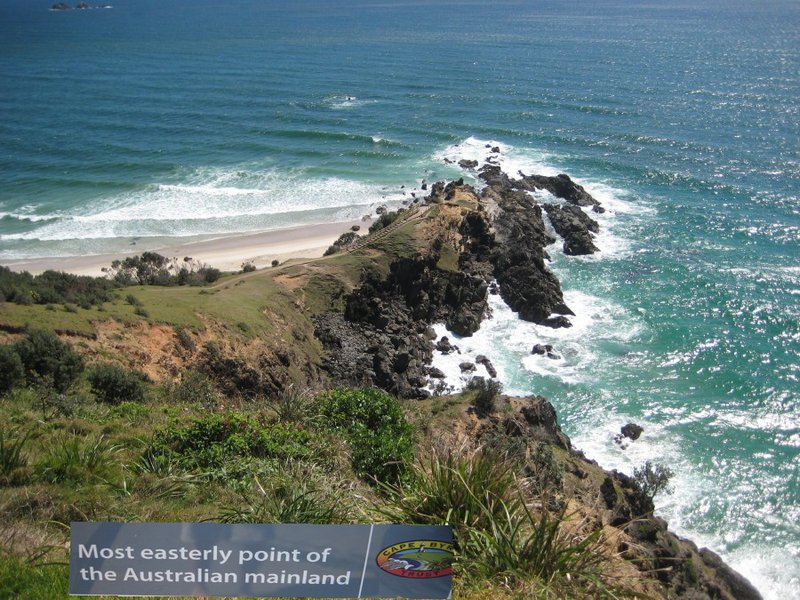Australia's most easterly point 