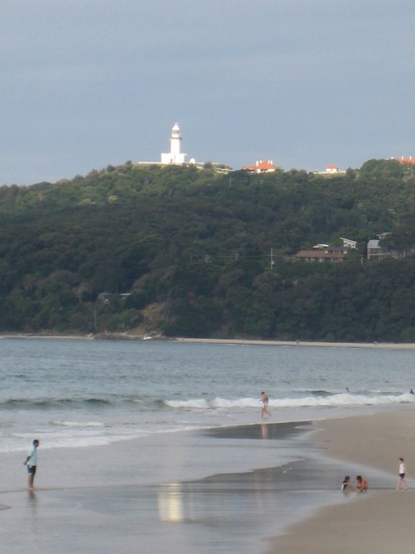 The lighthouse from the beach