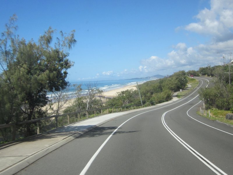 The road to Coolum