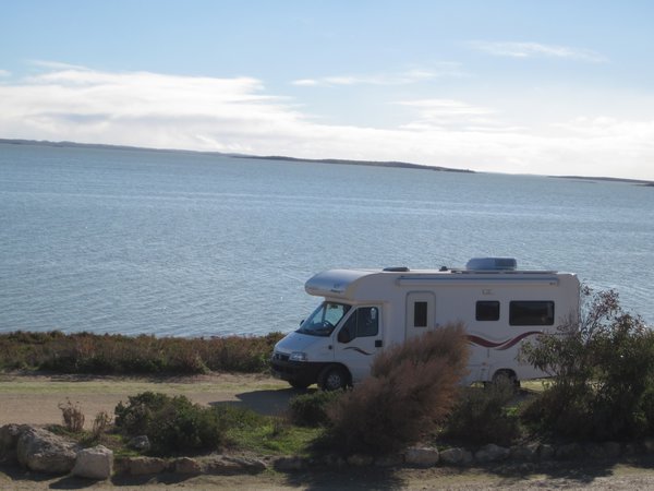 Parked at the Coorong