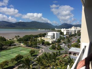 View over the Esplanade, Cairns