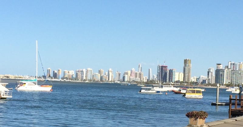 The Broadwater and some of Surfer's skyline