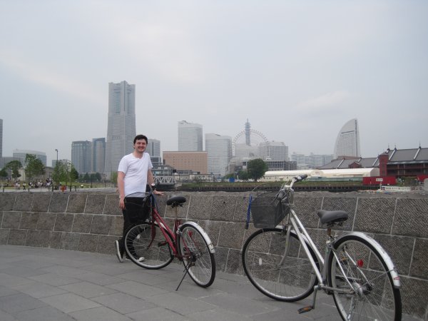 Biking around Yokohama