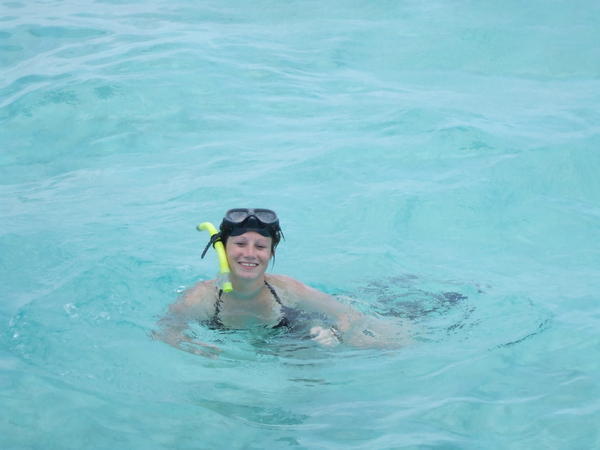 Karen Enjoying the Snorkelling!
